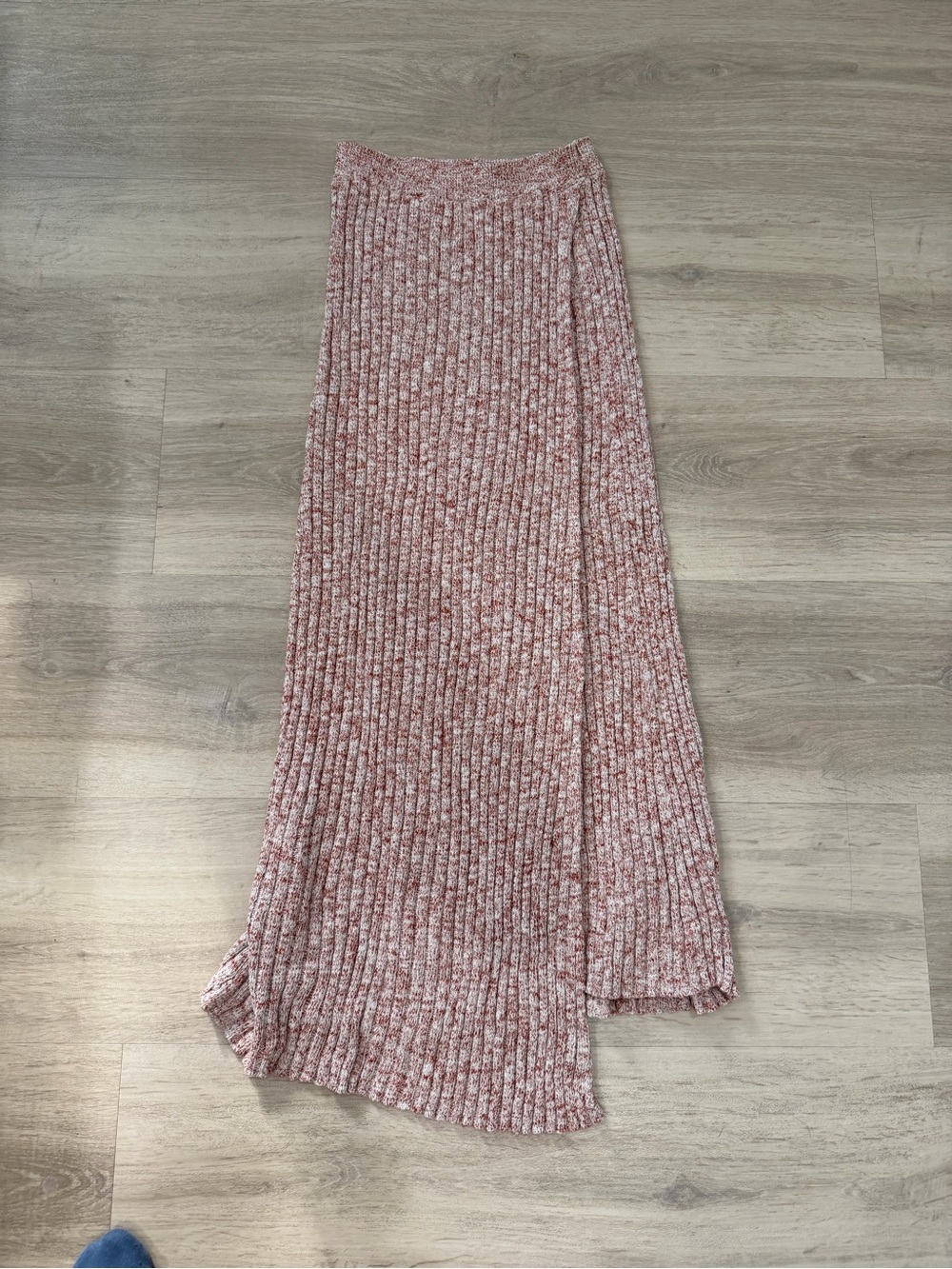 Free People rust Marled Ribbed Midi Skirt